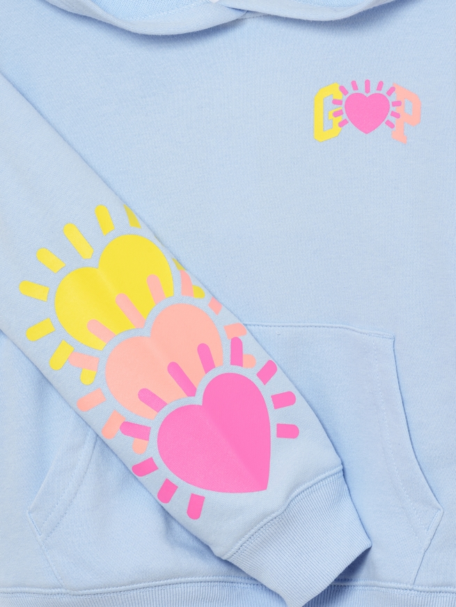 リラックスフィット GAPロゴ フレンチテリー パーカー (キッズ)-3