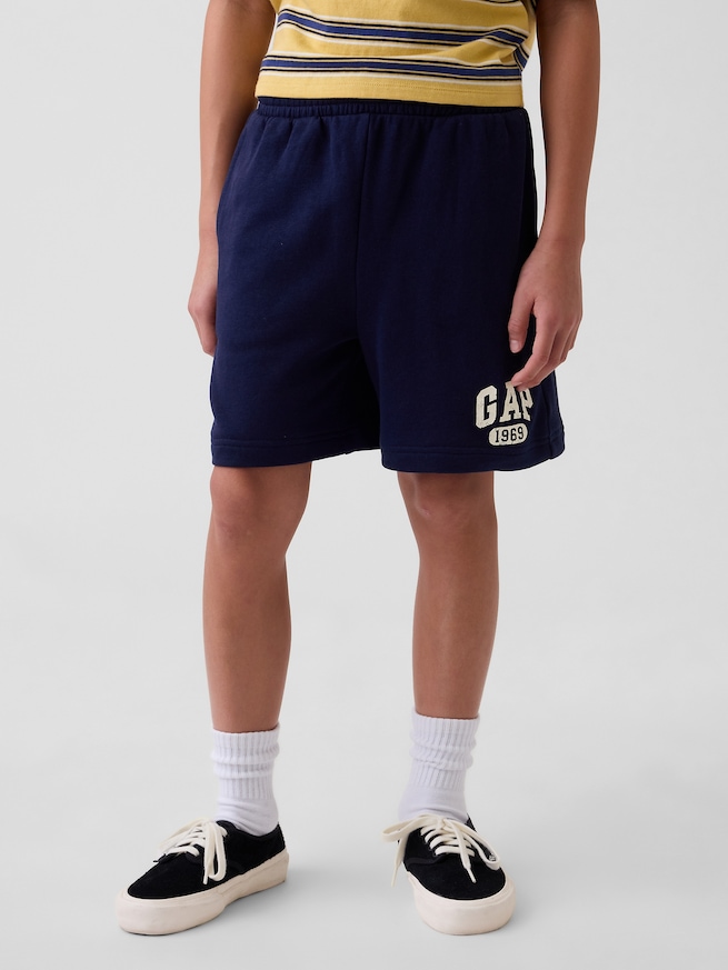 フレンチテリー GAPロゴスウェットショートパンツ (キッズ)-2