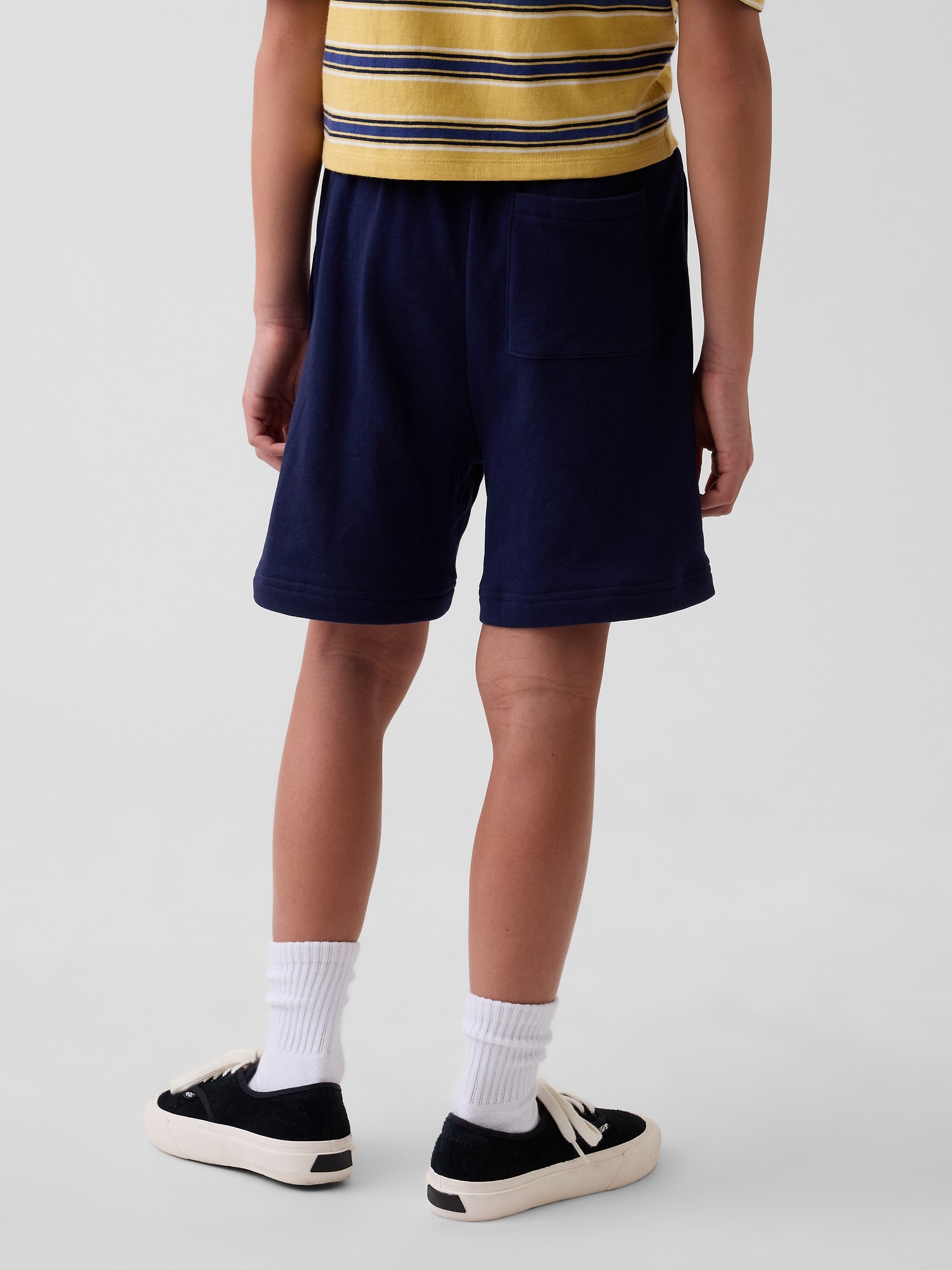 フレンチテリー GAPロゴスウェットショートパンツ (キッズ)-3