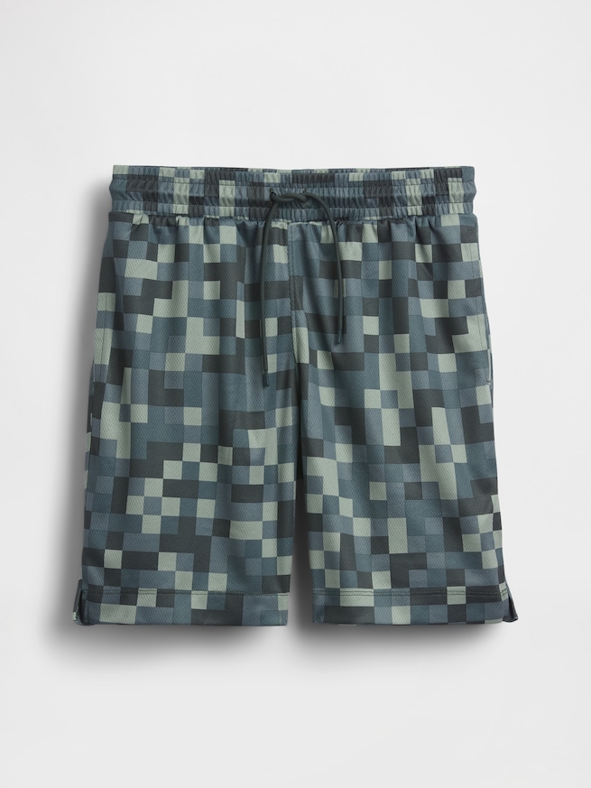 GapFit 6インチ リサイクル メッシュ イージーショートパンツ (キッズ)-1