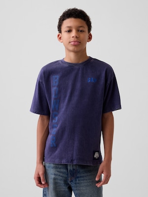 スーパーマリオブラザーズ リラックスフィット グラフィックTシャツ (キッズ)