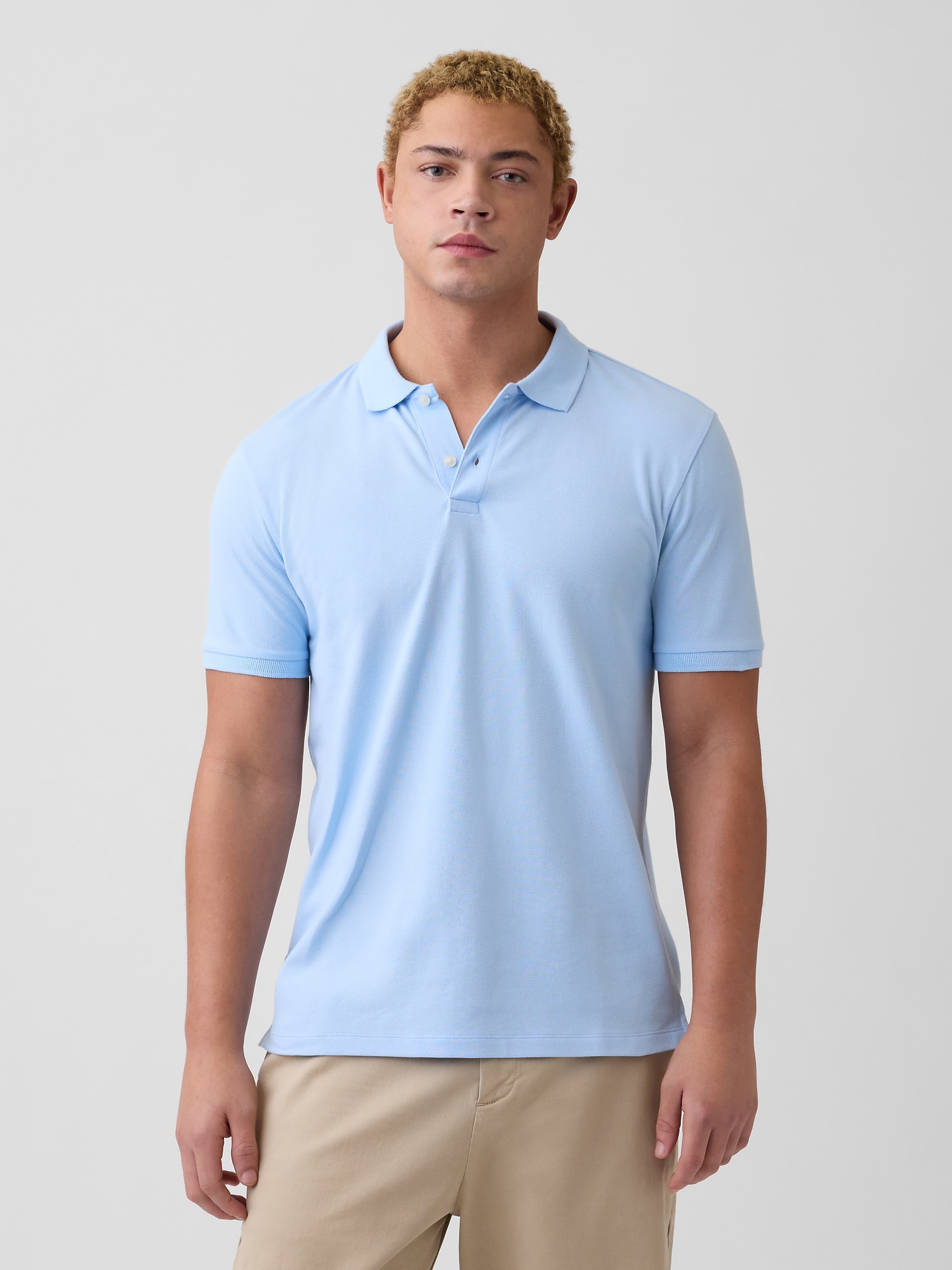 Stretch Pique Polo Shirt