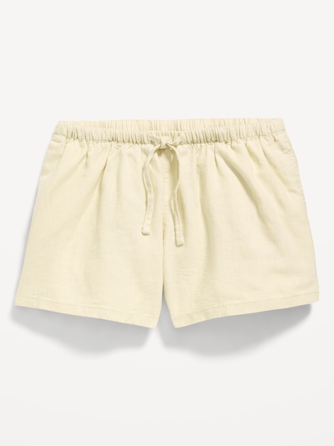 SHORT EN MÉLANGE DE LIN POUR FILLE
