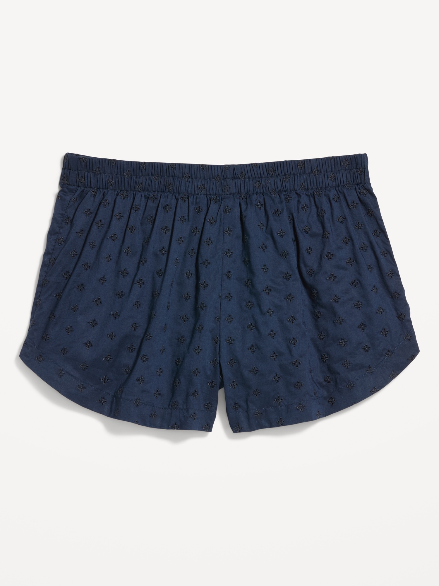 NEED FABRIC CONTENT Classic Poplin Boxer Pajama Shorts