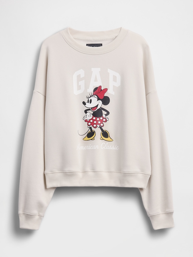 Gap &times; ディズニー ミニーマウス オーバーサイズ GAPロゴ スウェットシャツ-4