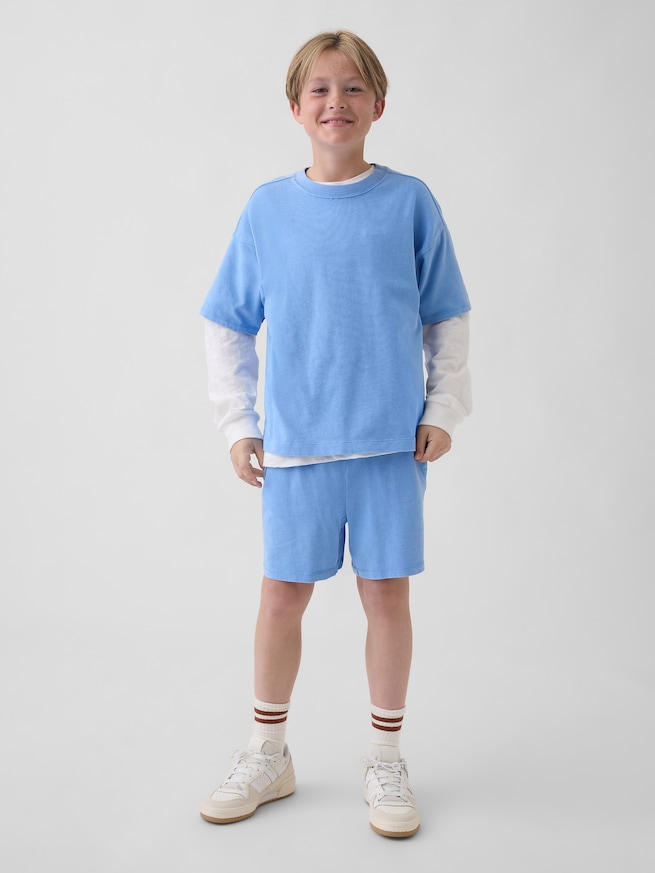 ヘビーウェイト イージーウエスト ショートパンツ-0