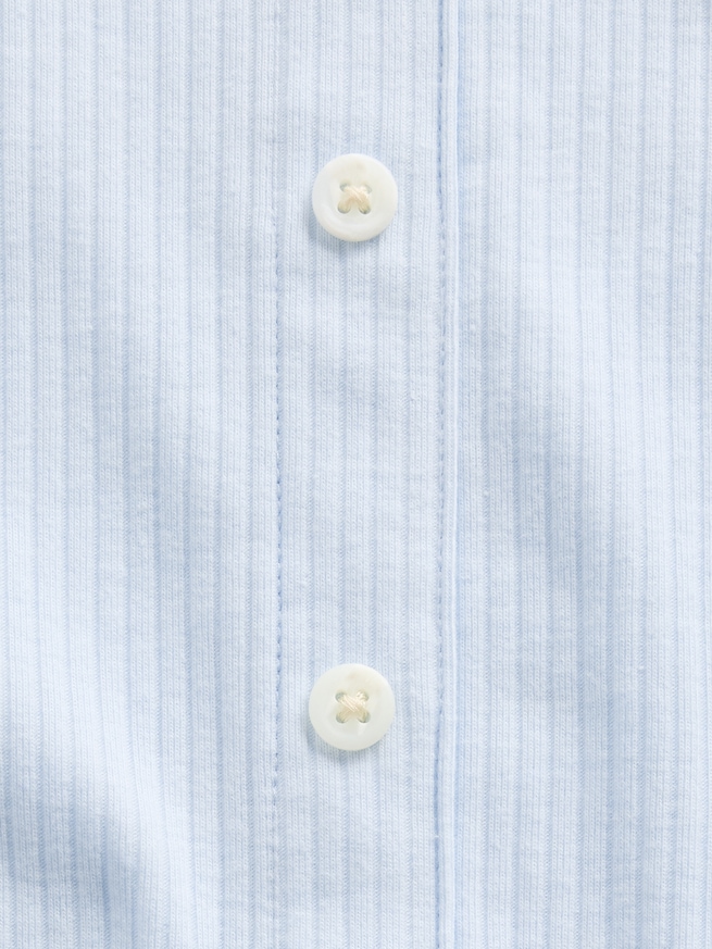 リブ ボタンアップ タンクトップ-5