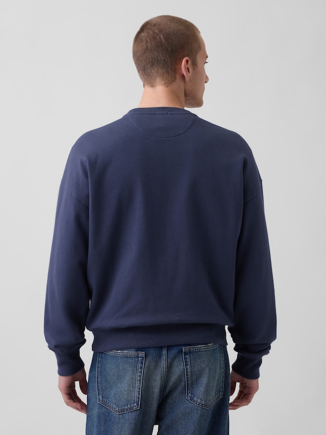 ヘビーウェイト フレンチテリー オーバーサイズ スウェットシャツ-2