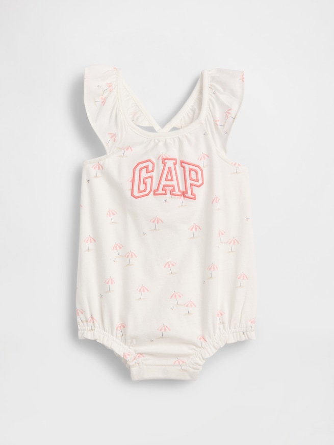 GAPロゴ バブルボディスーツ(ベビー)-0