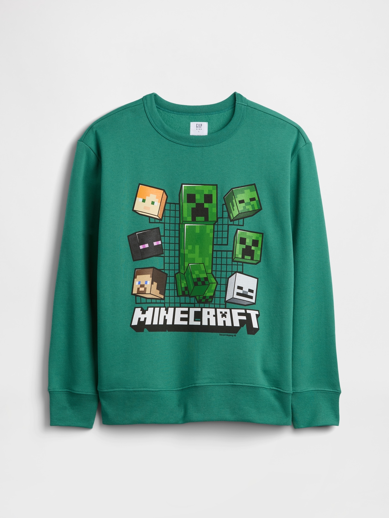 Kids Relaxed Minecraft Graphic Sweatshirt