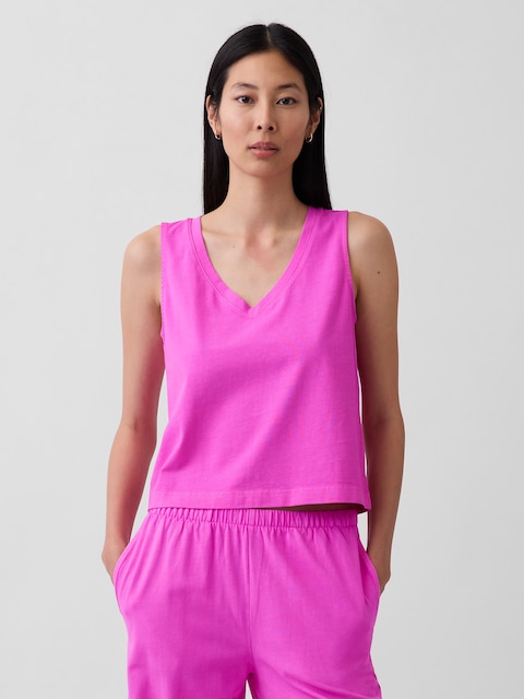 Knit Crop Tank Top