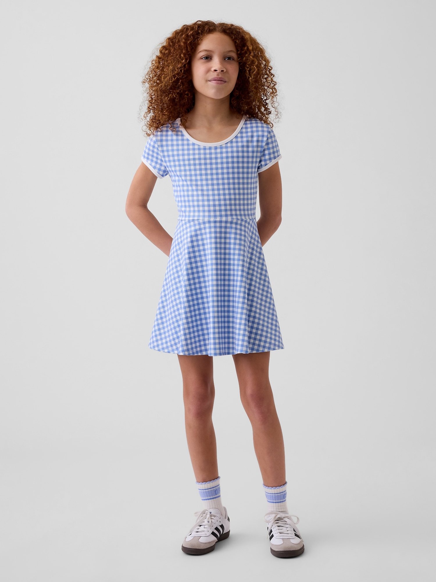 Kids Cap-Sleeve Athletic Dress