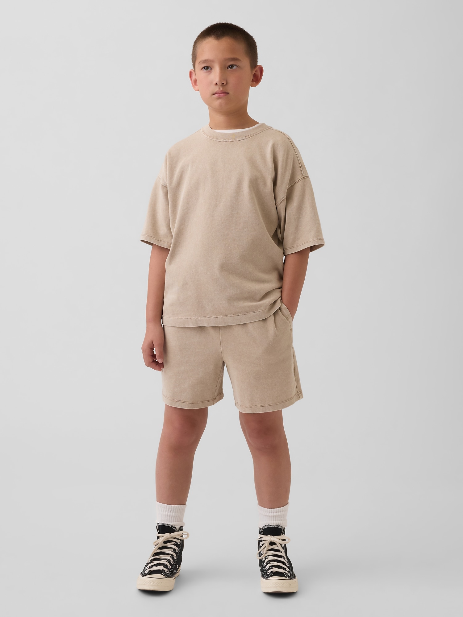 ヘビーウェイト イージーウエスト ショートパンツ-0