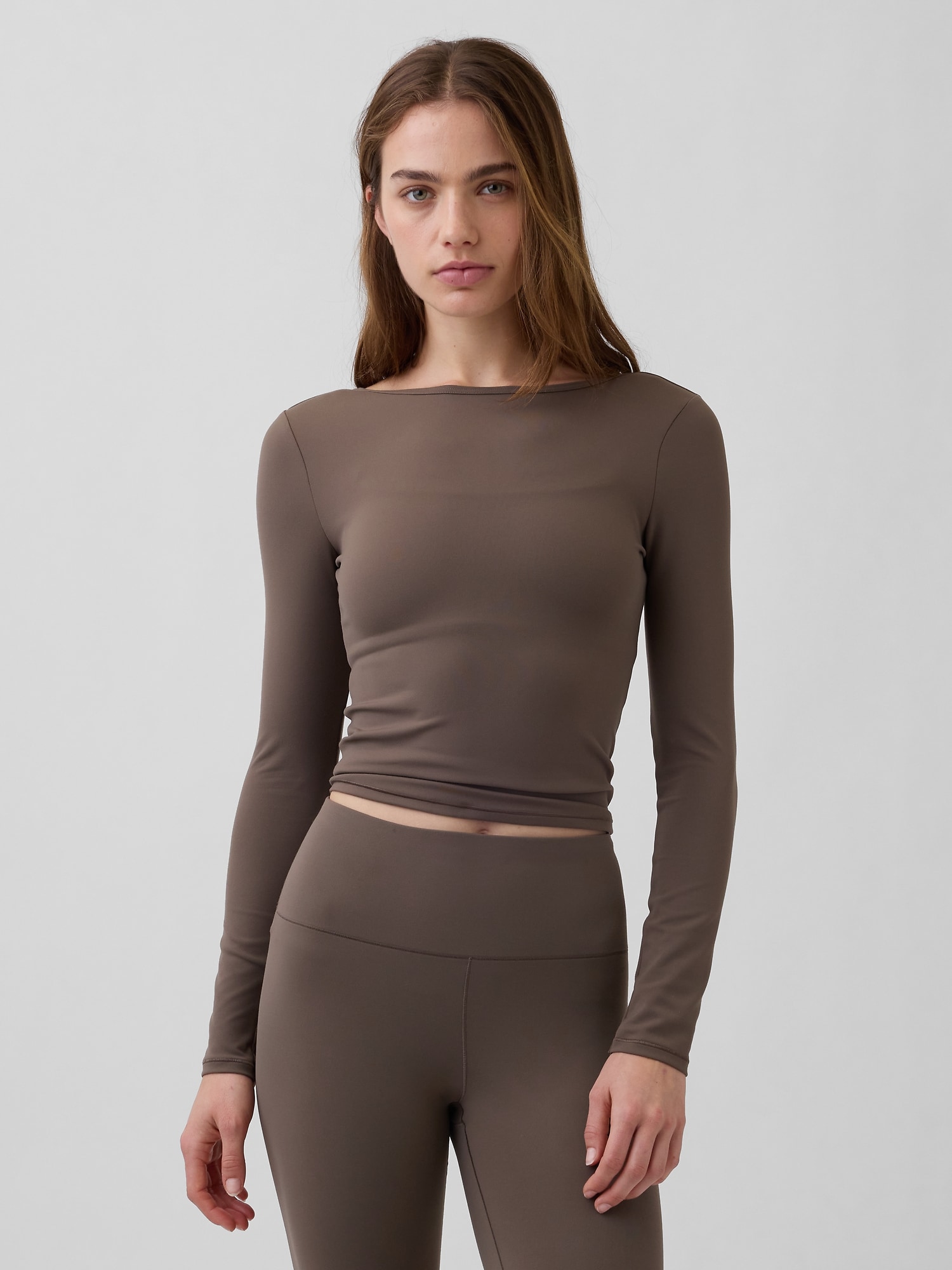 T-SHIRT LISSE À ENCOLURE BATEAU GAPFIT