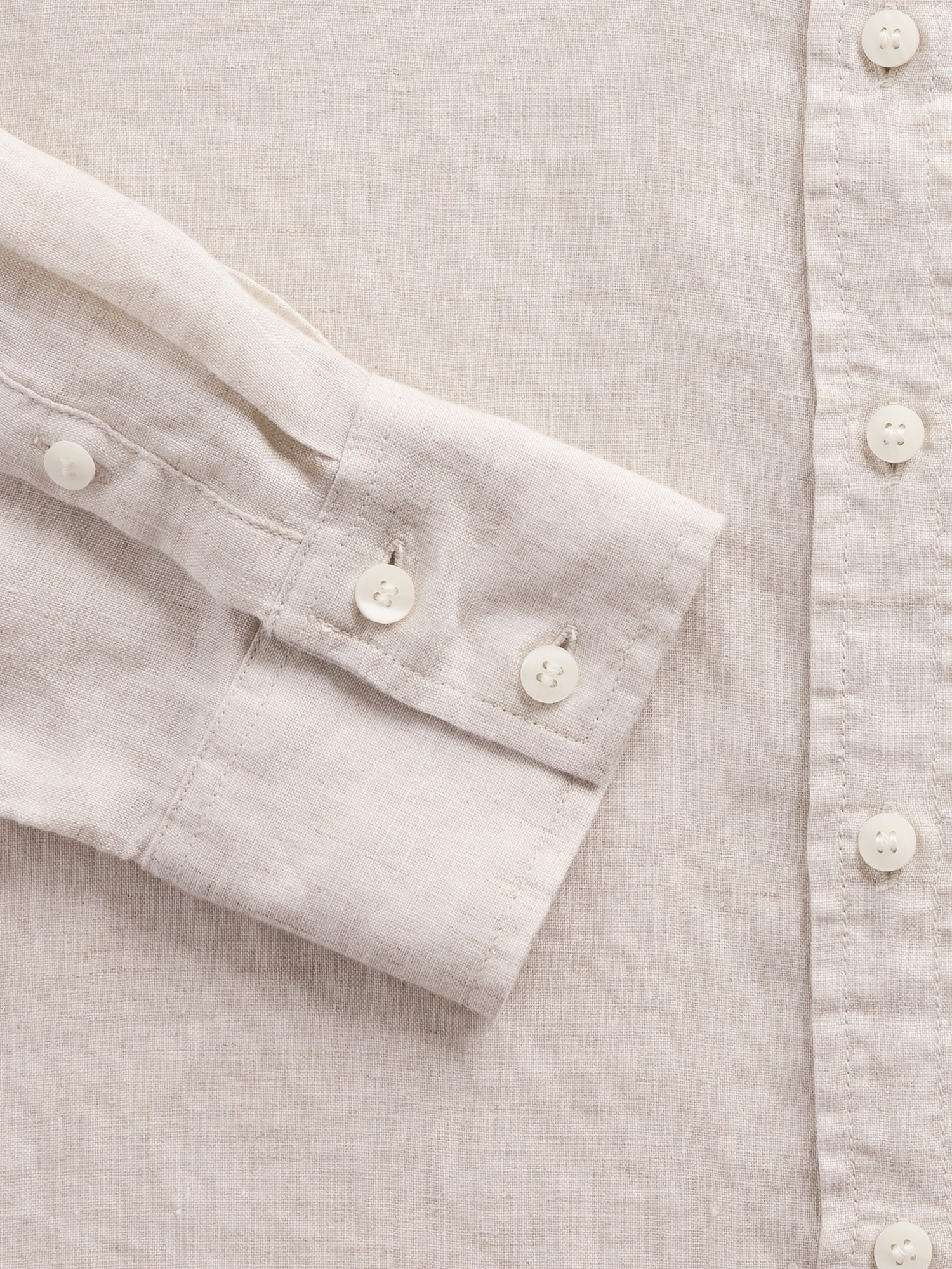 リネン100％ オーバーサイズシャツ-3