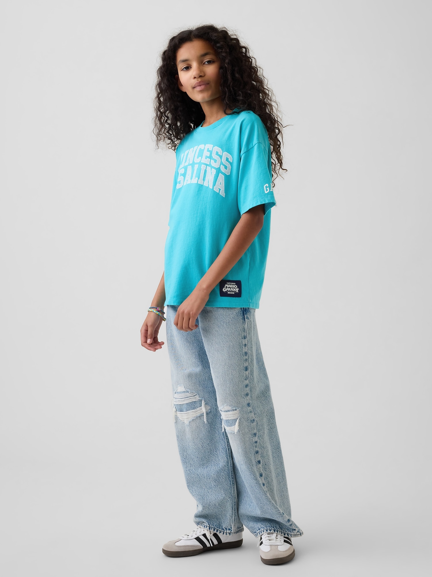 スーパーマリオブラザーズ リラックスフィット グラフィックTシャツ (キッズ)-3