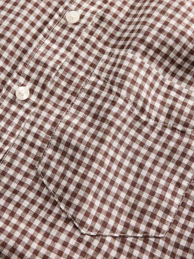 リネン100％ オーバーサイズシャツ-3