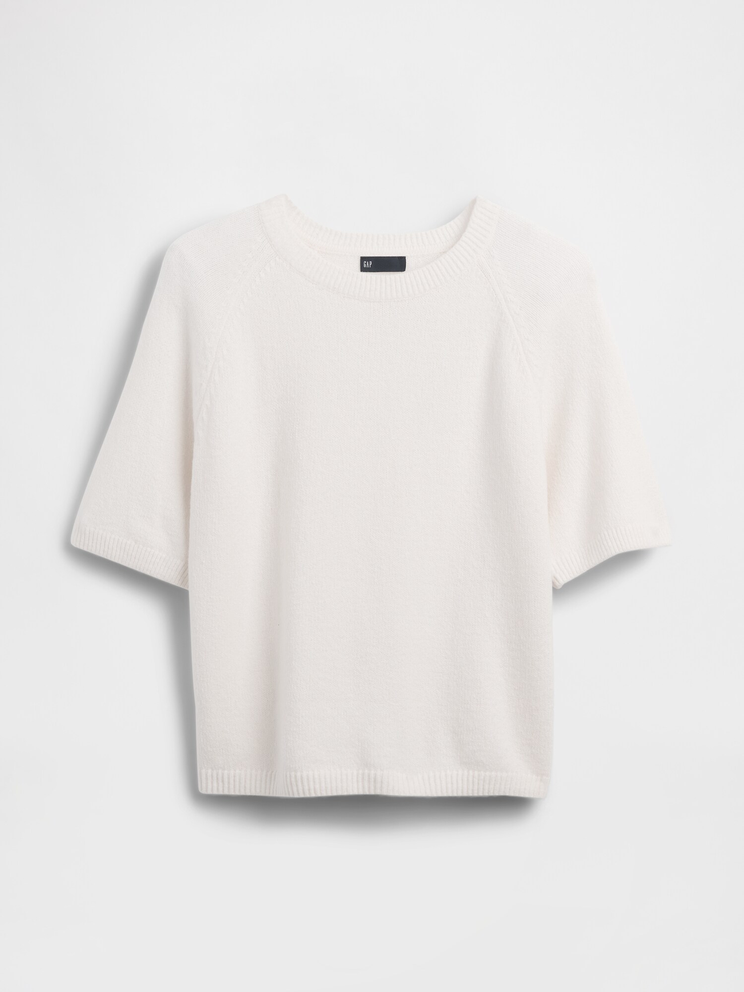 CashSoft カシミヤタッチ ラグラン ニットTシャツ-4