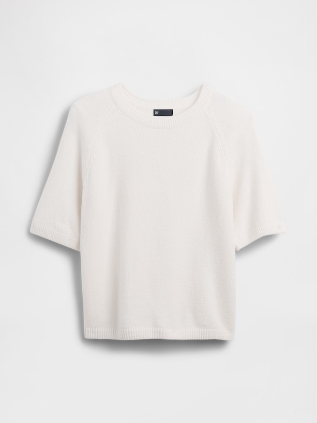 CashSoft カシミヤタッチ ラグラン ニットTシャツ-4