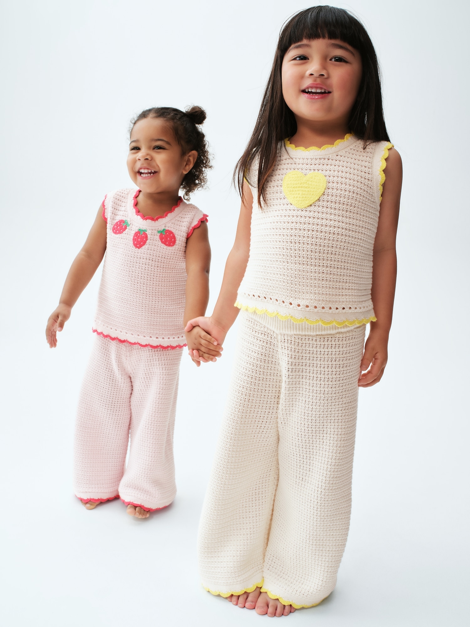 クロシェ ハート ニットタンクトップ (幼児・ベビー)-2