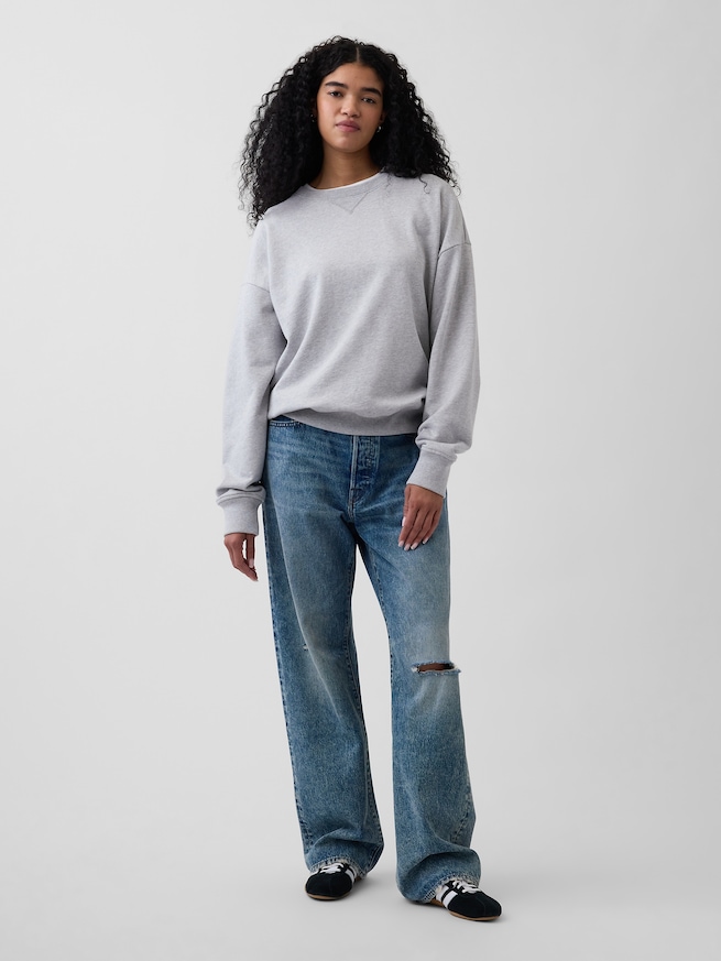 ヘビーウェイト フレンチテリー オーバーサイズ スウェットシャツ-5