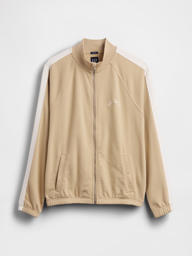 ヴィンテージソフト オーバーサイズ GAP1969ロゴ トラックジャケット-4