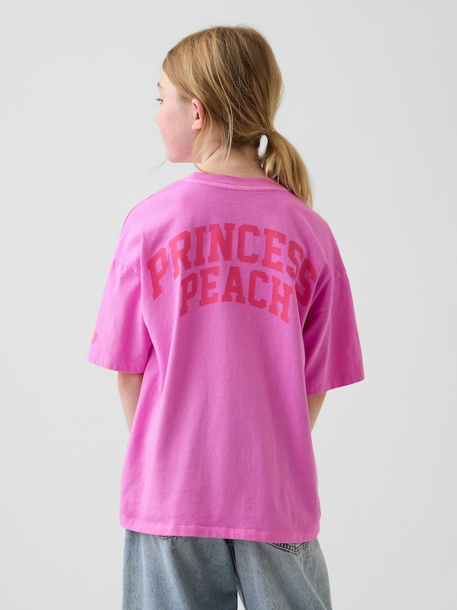 スーパーマリオブラザーズ リラックスフィット グラフィックTシャツ (キッズ)-2