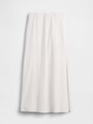 リネンブレンド マキシ スリップスカート-4