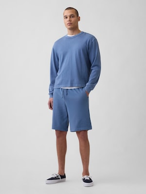 ヴィンテージソフト フレンチテリー リラックスフィット GAPロゴ スウェットショートパンツ