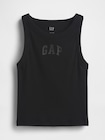 リブ GAPロゴ クロップド タンクトップ-4
