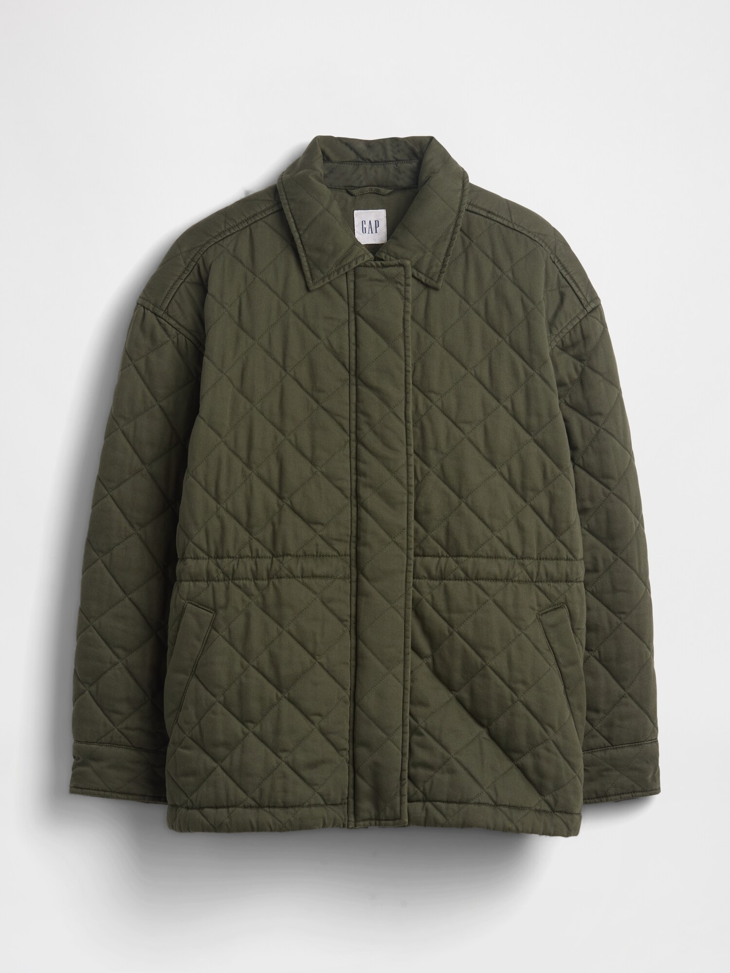 Quilted Cinched Field Jacket