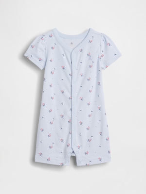 プリント ロンパース (ベビー)