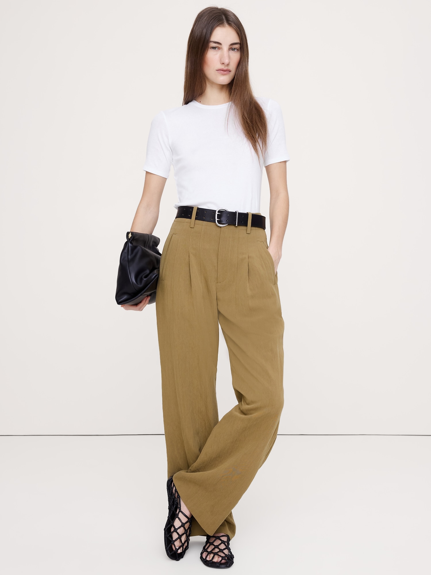 T-SHIRT À MANCHES AUX COUDES EN COTON LÉGER