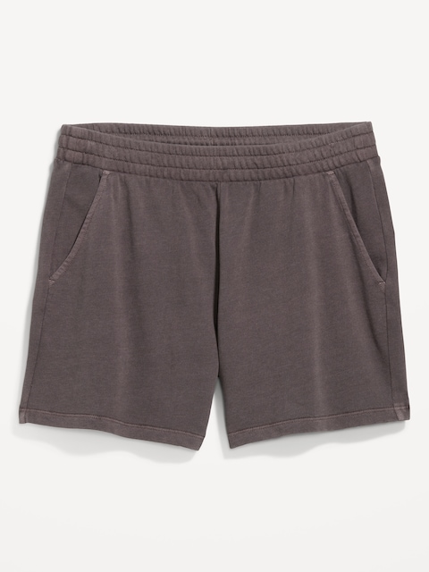 Extra High-Waisted Sweat Shorts -- 5-inch inseam