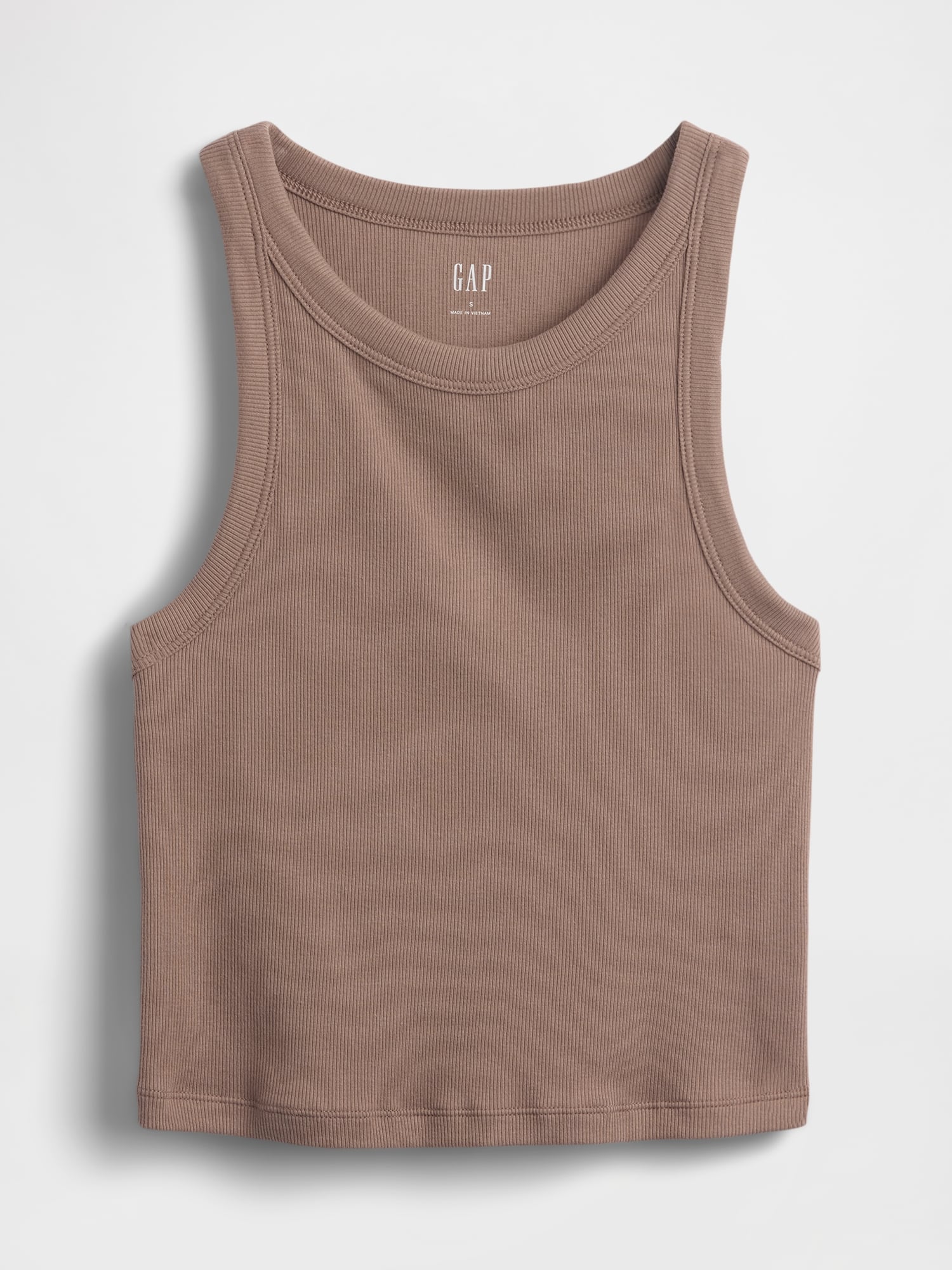 リブ クリップド タンクトップ-4