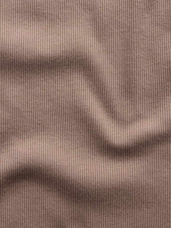 リブ クリップド タンクトップ-5