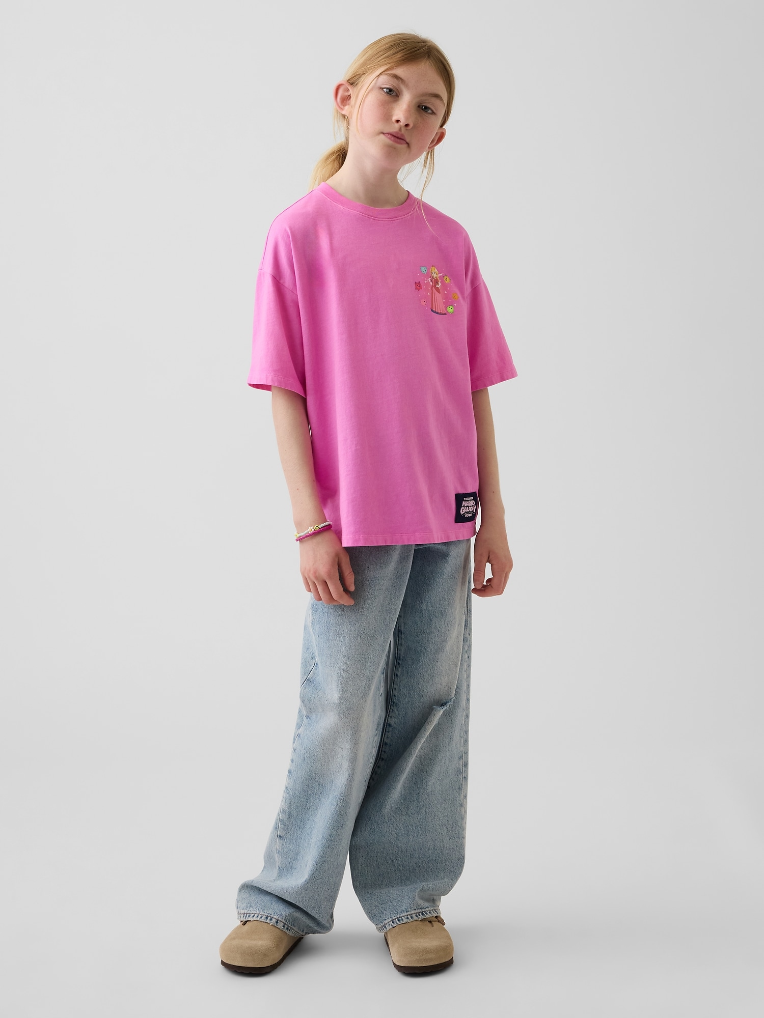 スーパーマリオブラザーズ リラックスフィット グラフィックTシャツ (キッズ)-3