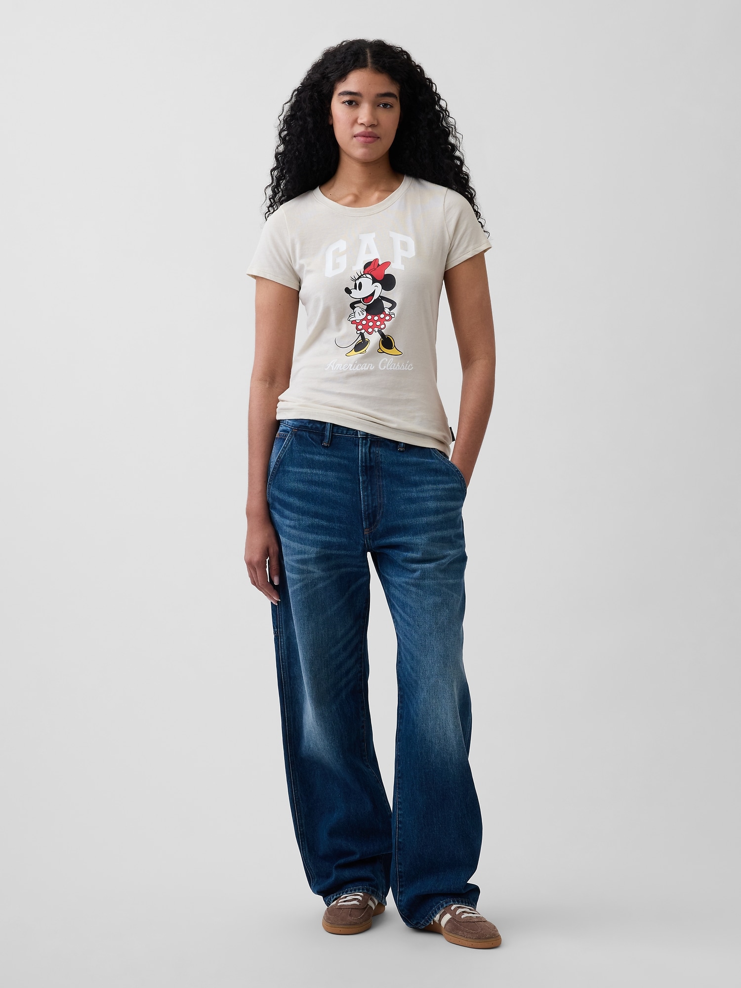 Gap &times; ディズニー GAPロゴTシャツ-1