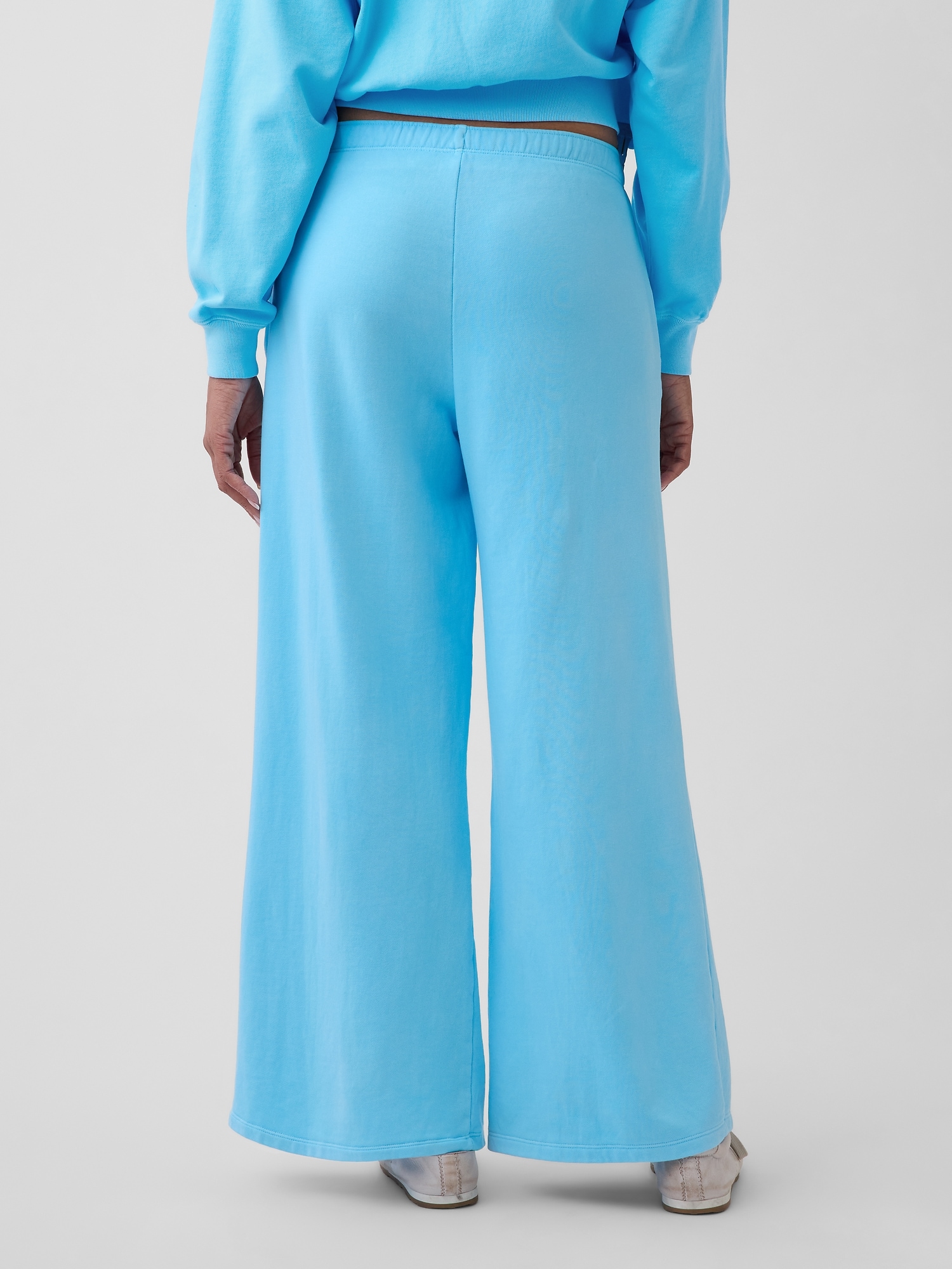 GAPロゴ フレンチテリー ワイドパンツ-3