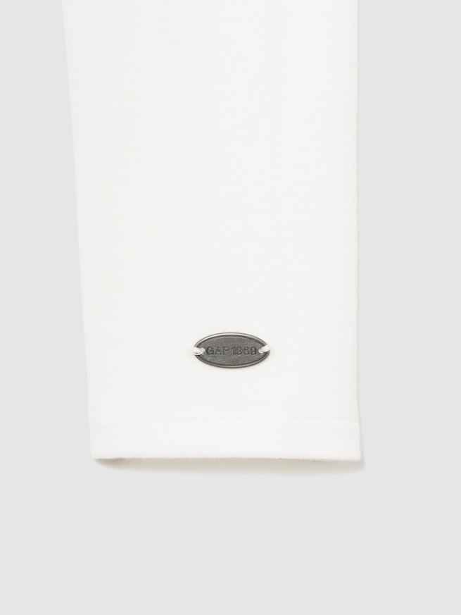 モダン カットアウトTシャツ-6