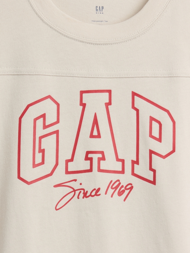 オーバーサイズ GAPロゴ シーム Tシャツ (キッズ)-2