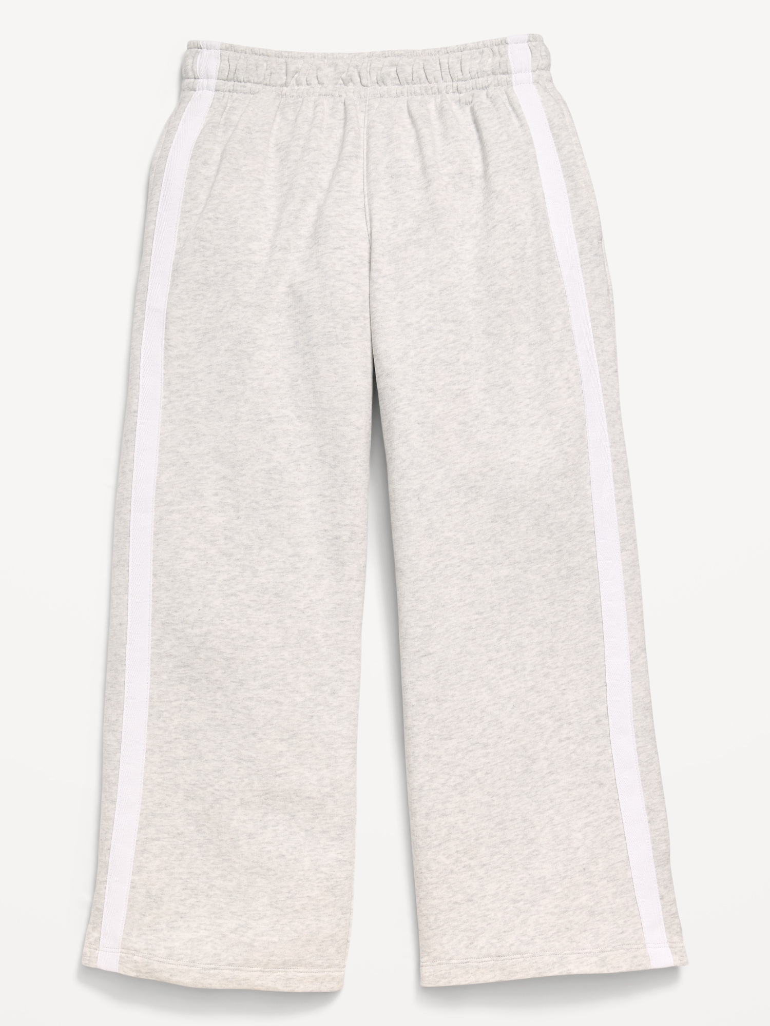Baggy French-Terry Straight-Leg Retro Sweatpants for Girls