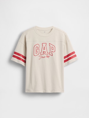 オーバーサイズ GAPロゴ シーム Tシャツ (キッズ)