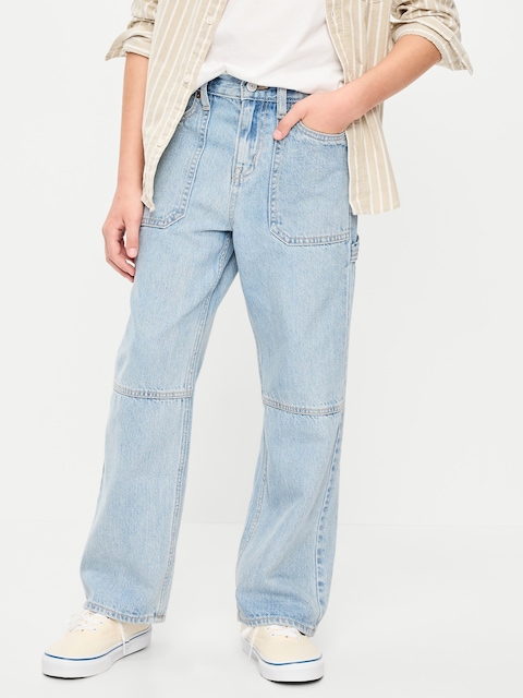 Baggy Carpenter Utility Jeans for Boys
