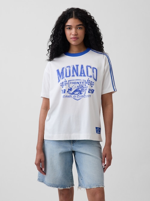 オーバーサイズ グラフィックTシャツ