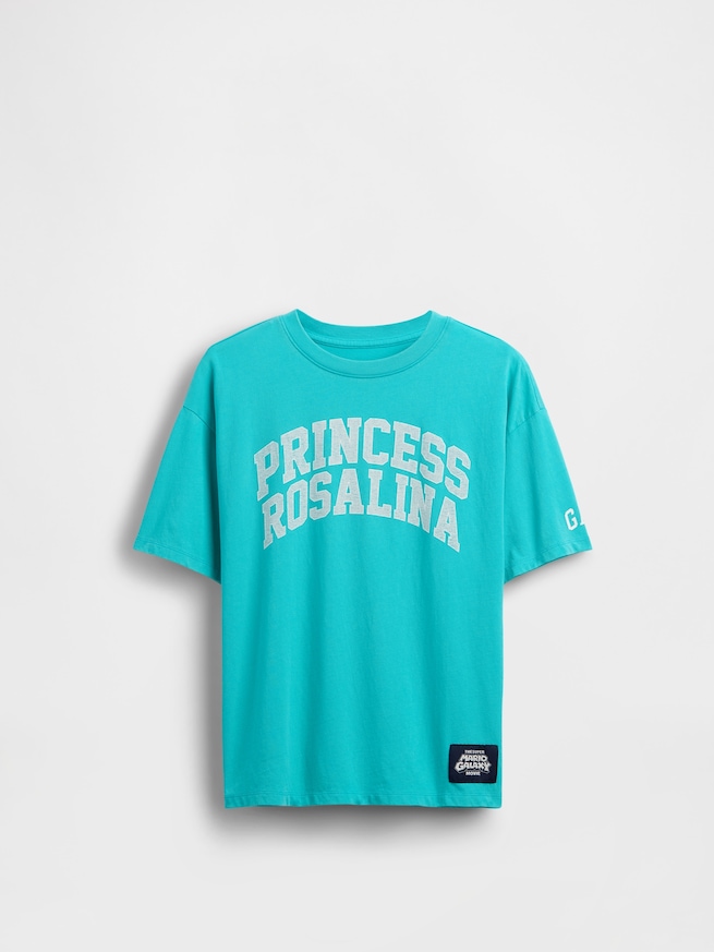 スーパーマリオブラザーズ リラックスフィット グラフィックTシャツ (キッズ)-1