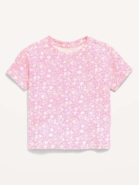 T-SHIRT À MANCHES COURTES À MOTIF POUR TOUTE-PETITE