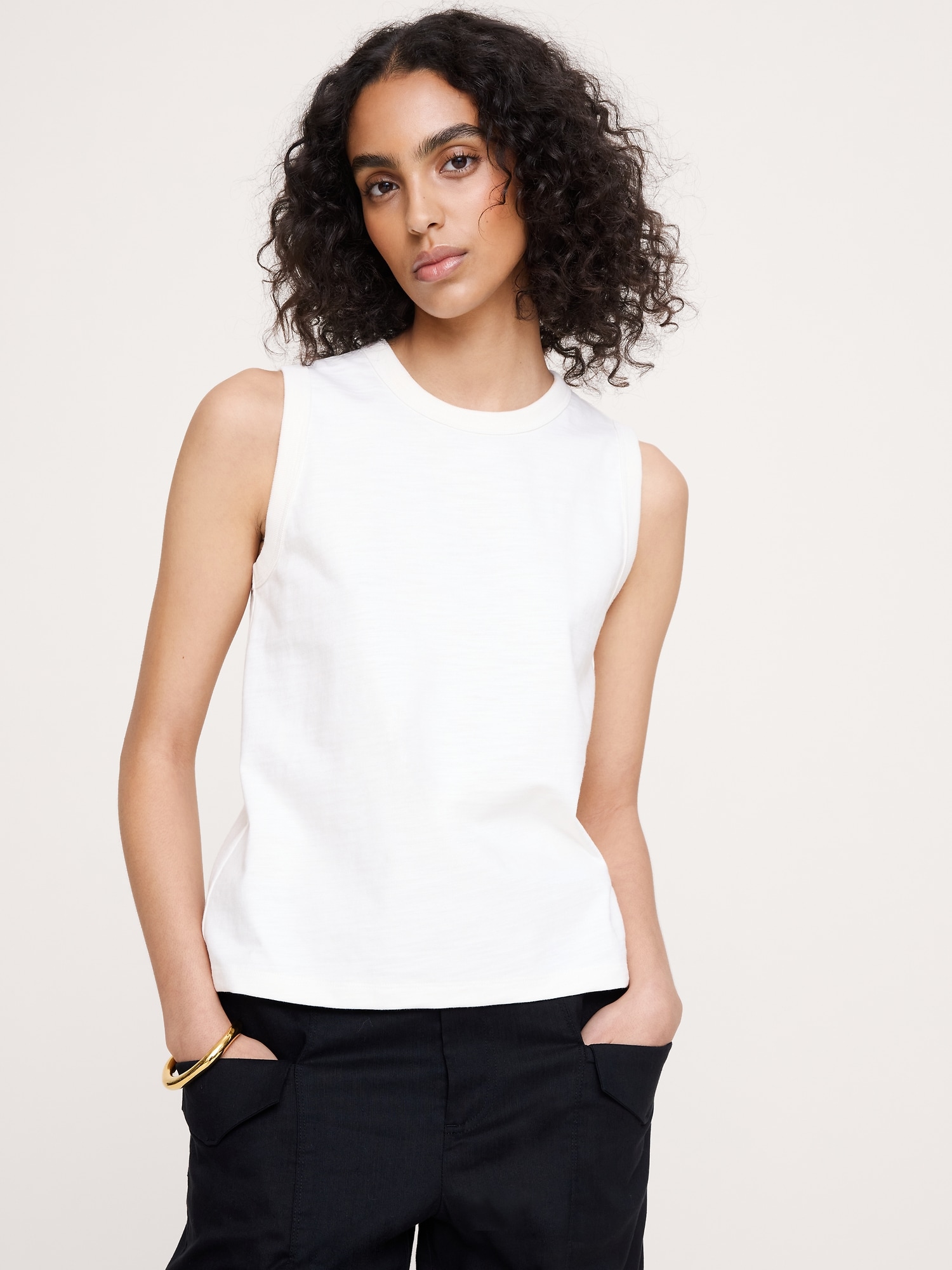 Heavyweight Slub Cotton Tank