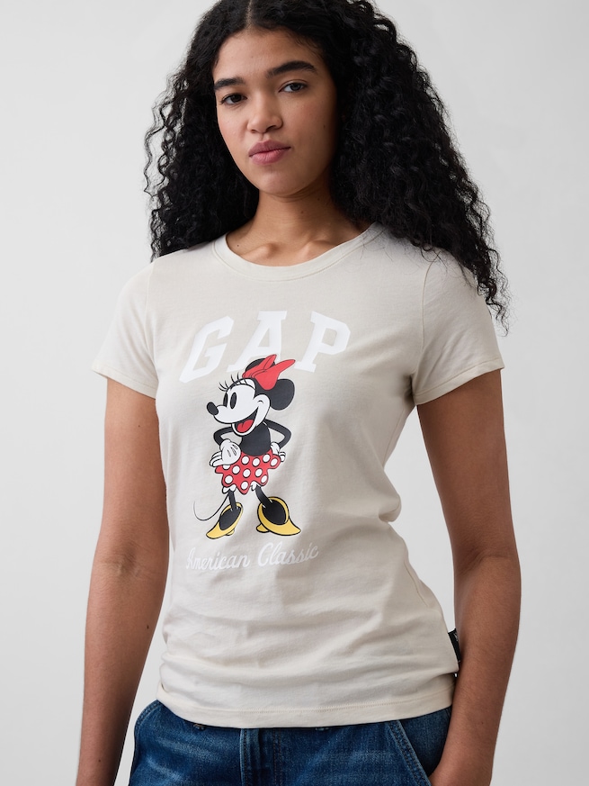 Gap &times; ディズニー GAPロゴTシャツ-3