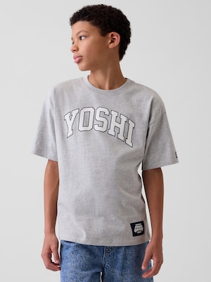 スーパーマリオブラザーズ リラックスフィット グラフィックTシャツ (キッズ)